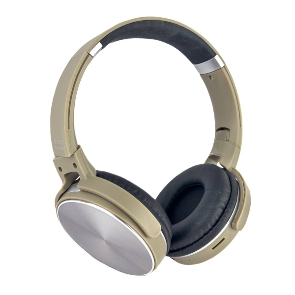 Навушники бездротові накладні XB950BT FM MP3 Bluetooth бежевий