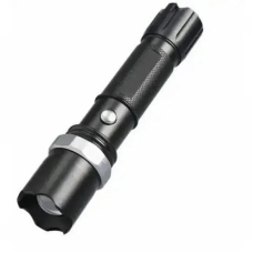 / Ліхтар-ручний акумуляторний SWAT з кліпсою касетою та ремінцем чорний