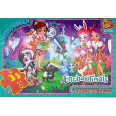 Пазлы из серии "Enchantimals", 35 элементов, GP-EA200 new
