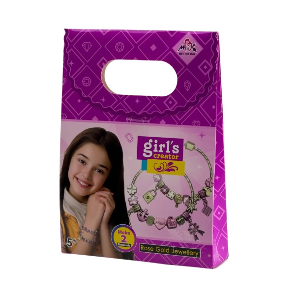 Набір для дитячої творчості MBK-558 виготовлення прикрас фіолетовий