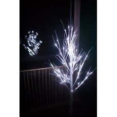 / Новогоднее декоративное светодиодное дерево белое гирлянда 150 см 96 Led  белый