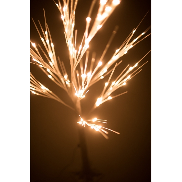 / Новогоднее декоративное светодиодное дерево белое гирлянда 150 см 96 Led тёплый белый