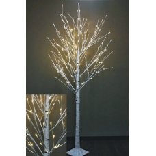 / Новогоднее декоративное светодиодное дерево гирлянда "Береза" 150 см 96 Led  тёплый белый