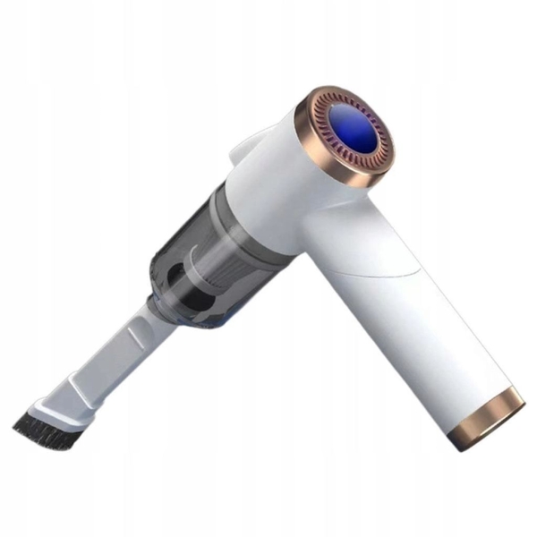 / Пилосос акумуляторний Q8 для сухого прибирання авто 120 Вт білий