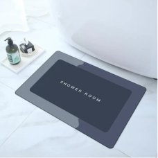 / Вологопоглинаючий килимок для ванної 40*60 см, прямокутний синій