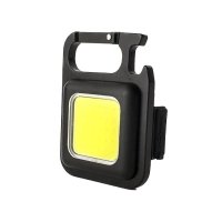 Ліхтар-брелок акумуляторний з магнітом чорний