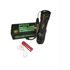 / Ліхтар-ручний акумуляторний XWL-P50 з кліпсою чорний