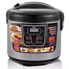 / Багатофункціональна універсальна мультиварка RAF R166 900Вт, 6л, 0.8м, 12 програм, з антипригарним покриттям