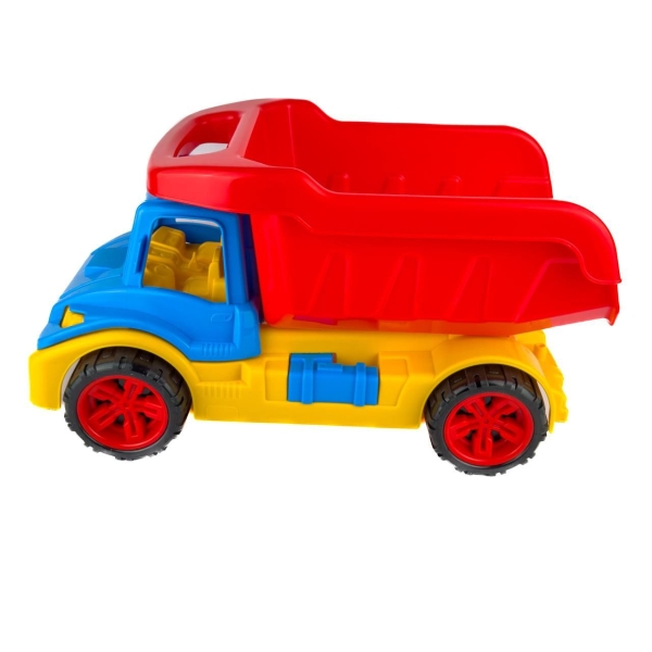 Іграшковий самоскид Атлант Technok Toys 1011 рухливий кузов пластик 52 см різнобарвний