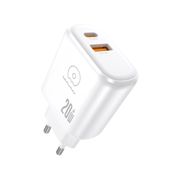 Мережевий зарядний пристрій WUW-C276 PD20W+QC18W new