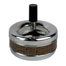 Попільничка Юла S20 метал 11 х 5.5 см сріблястий