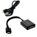 Перехідник HDMI M/VGA М 25 см UGREEN MM103 чорний Перехідник HDMI M/VGA М 25 см UGREEN MM103 чорний