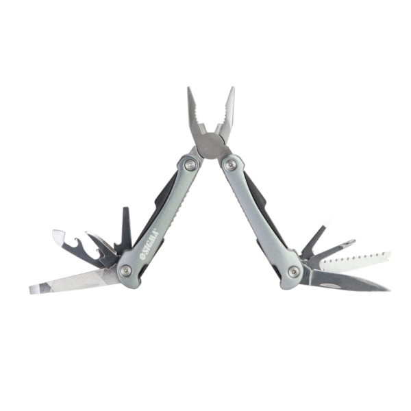 Мультитул 12в1 Sigma 4375431 нержавіюча сталь універсальний сріблястий