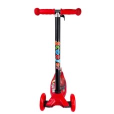 Самокат дитячий Тачки AT-02Y 4-колісний червоний