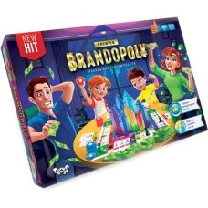 Настільна гра Danko Toys ДТ-БИ-07 Brandopoly 2-4 гравці для дітей та дорослих