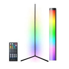 Світильник торшер кутовий RGB STAND з пультом 120 см чорний