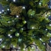 Світлодіодна гірлянда-нитка чорний дріт 300 LED Xmas кулька маленька матова 12.5 м 8 режимів білий