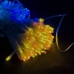 Світлодіодна гірлянда-завіса прозорий дріт 200 LED Magic Lights USB з пультом ліхтарики 3 х 2 м мульти