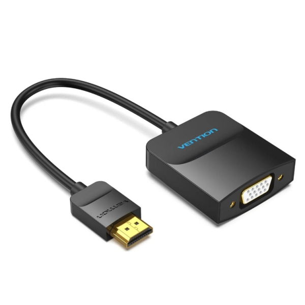 Перехідник HDMI M/VGA F 15 cм Vention 42154 чорний