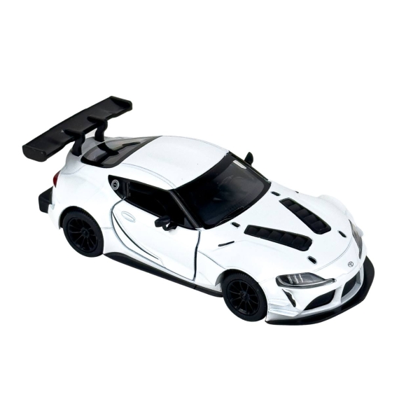 Іграшкова машинка моделька KiNSMART KT5421W Toyota GR Supra Racing Concept метал 12.5 см інерційна білий