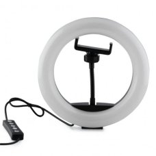 Кільцева лампа 20 см MJ20 USB LED RGB з тримачем