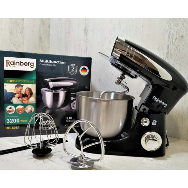 Кухонний комбайн Rainberg RB 8081 Тістоміс 1500Вт new