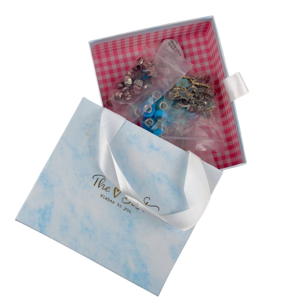 Набір для дитячої творчості Pandora виготовлення браслетів блакитний