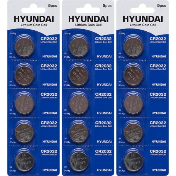 Батарейка HYUNDAI CR2032 Blister 5 7009032 new Батарейка HYUNDAI CR2032 Blister 5 7009032 new