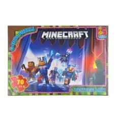 Пазли класичні 70 елементів G-Toys MC803 Minecraft з постером