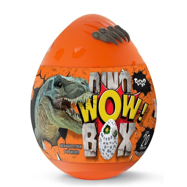 Набір для дитячої творчості Dino Surprise Box Danko Toys DWB-01-01U помаранчевий