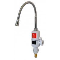 ЕЛЕКТРОНАГРІВАЧ ПРОТОЧНОЇ ВОДИ EWH-1X-3G-FLX 3 кВт, гнучкий гусак, до +60 град (GRUNHELM) new