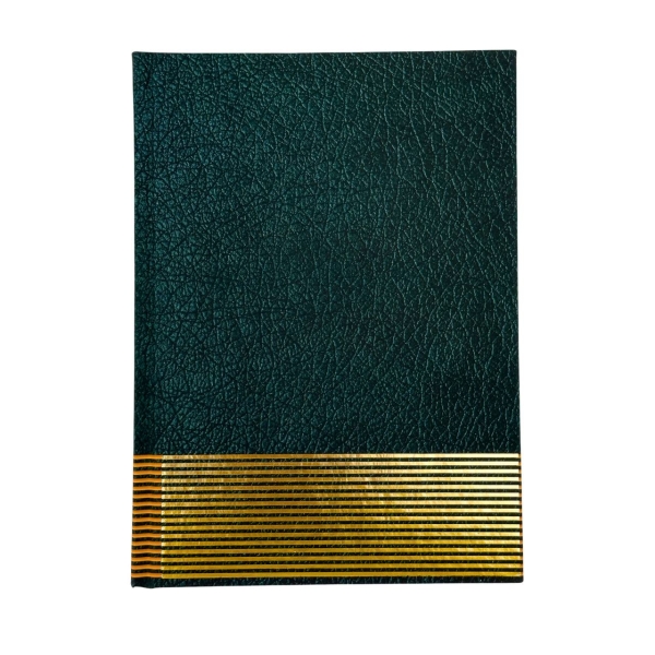 Щоденник недатований А5 лінія 288 аркушів Buromax BM2052-04 Parallel зелений