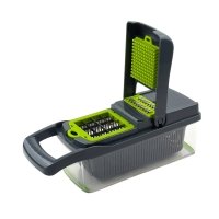 Овочерізка Vegetable Cutter 3355 24 см пластик сірий з зеленим