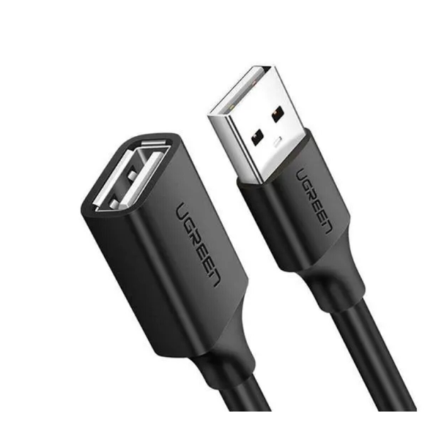 Кабель UGREEN US103 USB 2.0 A Male to A Female Cable 1m (Black)(UGR-10314) new