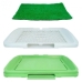 Туалет для собак Puppy Potty Pad зелений з білим
