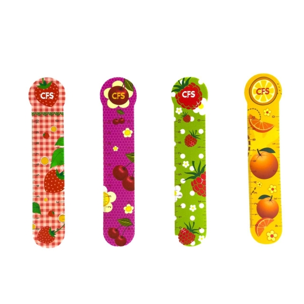 Закладка для книг Economix CFS CF69106 пластик Fruits 4 шт