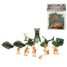 Дитячий ігровий набір 17в1 Солдати і техніка