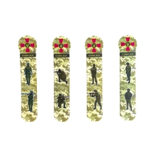 Закладка для книг Economix CFS CF69112 пластик ЗСУ 4 шт