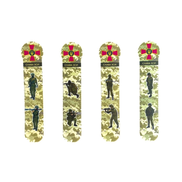 Закладка для книг Economix CFS CF69112 пластик ЗСУ 4 шт