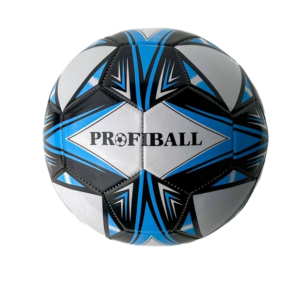 М'яч футбольний №5 EV-3366 білий з блакитним