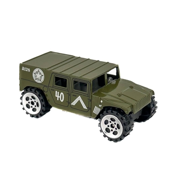 Іграшкова військова машина Хамер JP040 метал 7 см хакі