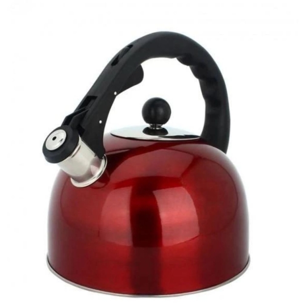 Чайник для плити Rainberg RB-625 нержавіюча сталь 3 л червоний