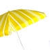 Пляжна садова парасолька 1.8 м ProBeach Смужки Anti-UV з нахилом та чохлом жовтий