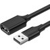 Кабель подовжувач USB/USB 1 м UGREEN US103 чорний