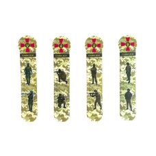 Закладка для книг Economix CFS CF69112 пластик ЗСУ 4 шт