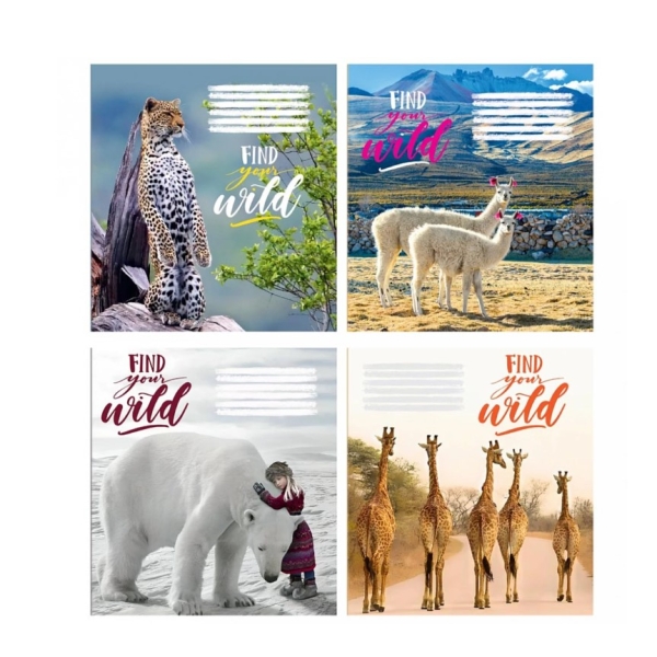 / Тетрадь 24 л. = Полиграфист 824 Жизнь животных *