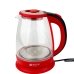 Електрочайник BITEK BT-3110 скло 1.8 л червоний