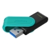 Флеш пам'ять USB 128 GВ Kingston Exodia S USB 3.2 DT чорний з бірюзовим Флеш пам'ять USB 128 GВ Kingston Exodia S USB 3.2 DT чорний з бірюзовим