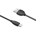 Кабель USB/Type-C 1 м BOROFONE BX19 3 A чорний