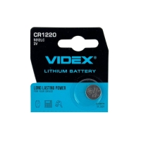 Батарейка кругла (таблетка) Videx CR1220 літієва